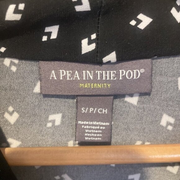 A Pea In The Pod Women Maternity Long Sleeve Top Floral Blouse Small Shirt - Picture 5 of 10